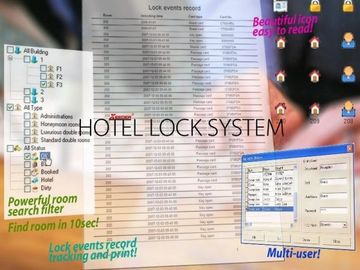 الصين قفل بطاقة PMS واجهة قفل نظام الفندق V5.80 تصفية قوية غرفة البحث المزود