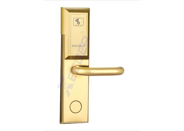 الصين Xeeder Gold Hotel Door Locks L1102JS ANSI / EURO المزود